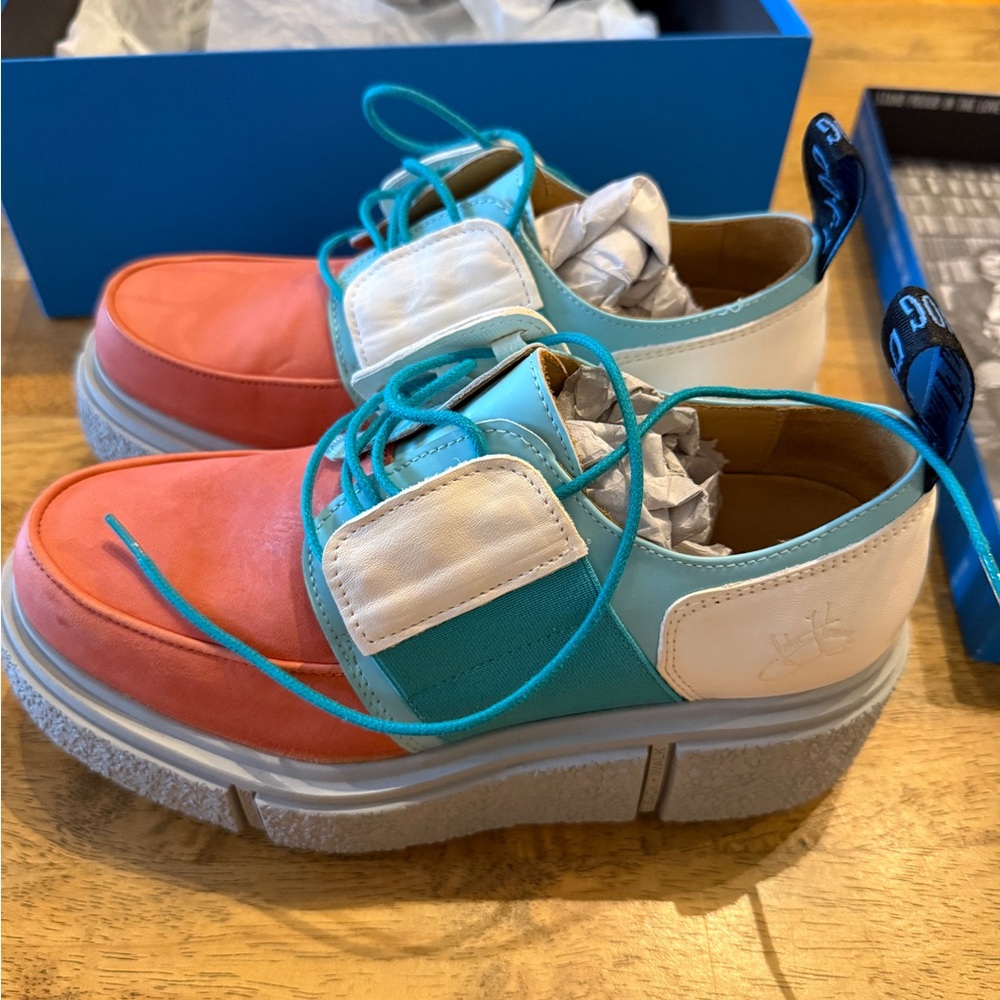 John Fluevog Women’s Grimaldi Platform Sneakers (Space Edition)
